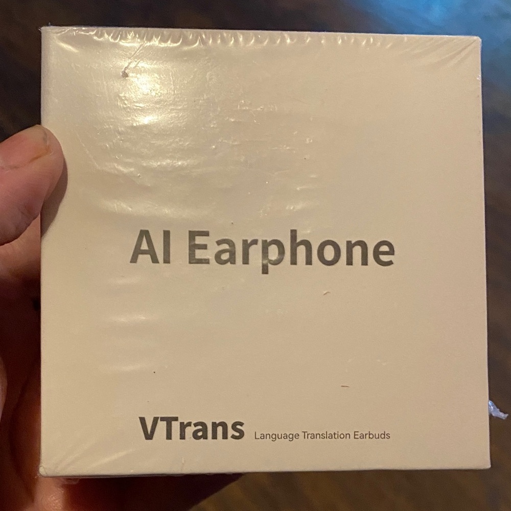 AI Earphone Wireless Translation Earbuds - White